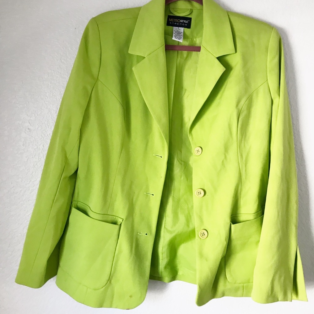 Lime Green Blazer